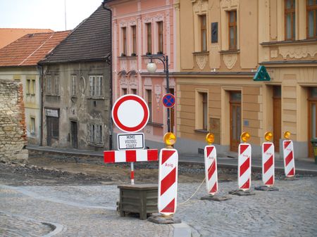 Tentýž úsek ve směru od Kamenné kašny.